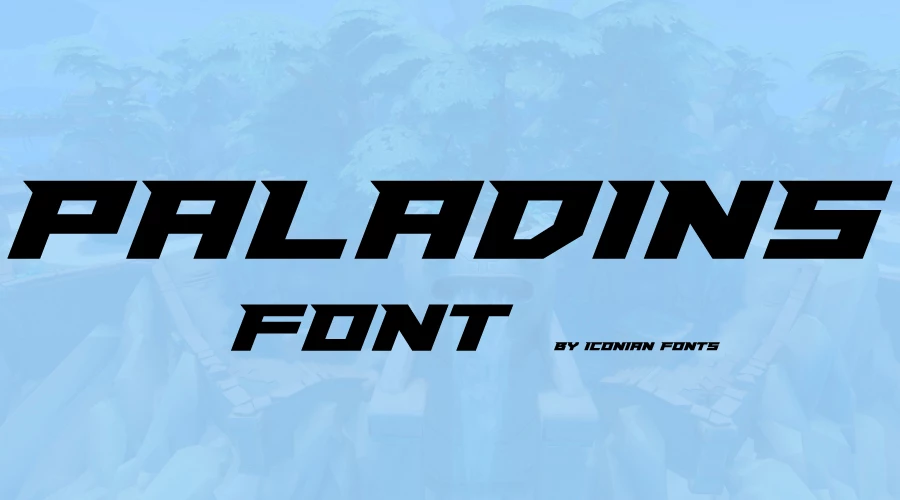 Detail Download Font Paladins Nomer 28