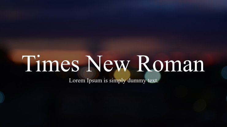 Detail Download Font Times New Roman Gratis Nomer 16