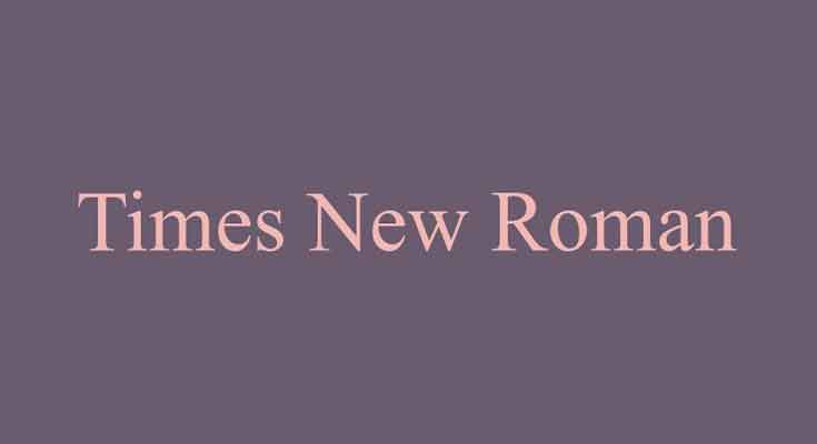 Detail Download Font Times New Roman Gratis Nomer 23