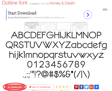 Detail Download Font Titik Titik Nomer 28