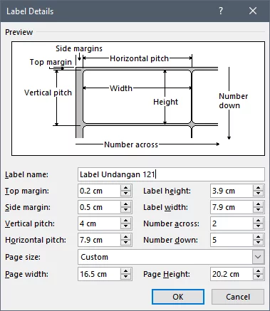 Detail Download Format Label Undangan 121 Excel Nomer 24