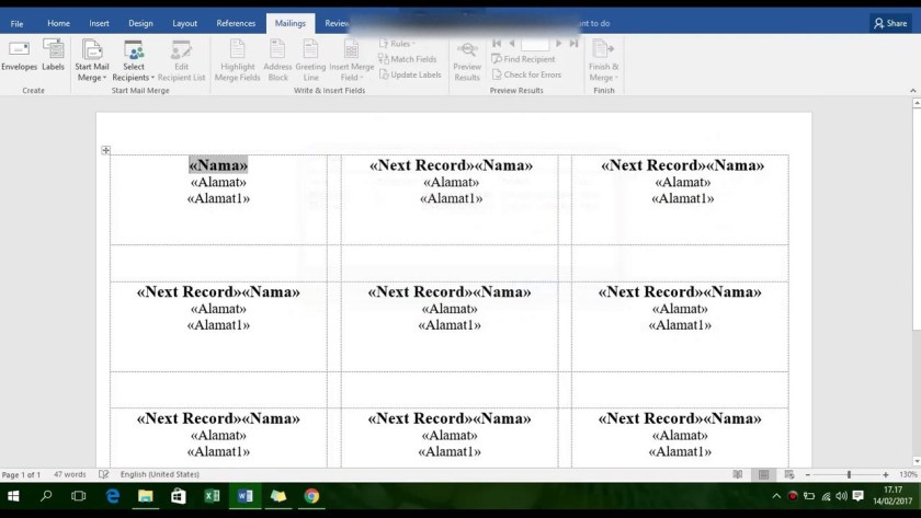 Detail Download Format Label Undangan 121 Excel Nomer 29