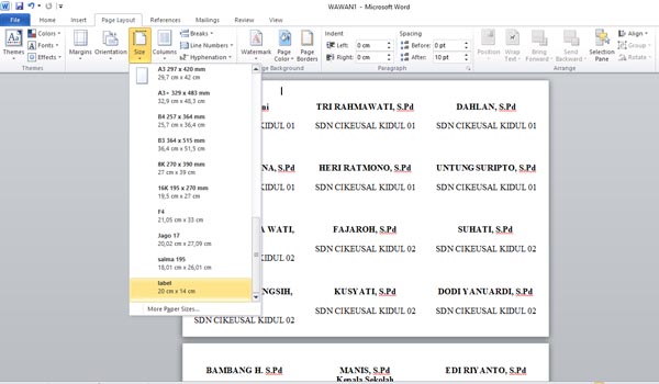 Detail Download Format Label Undangan 121 Excel Nomer 32