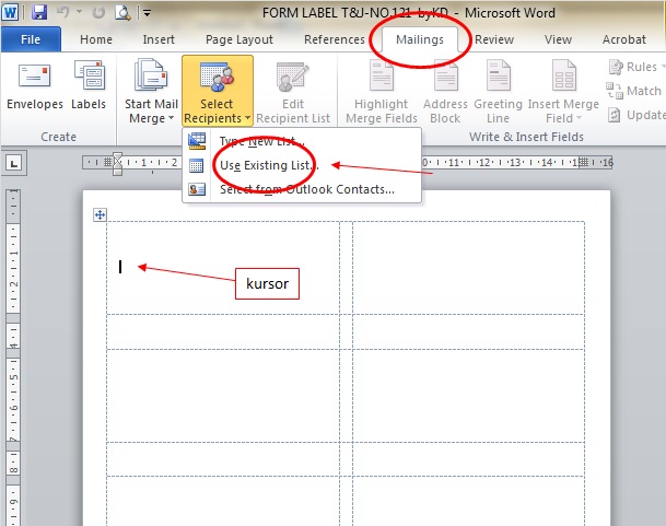 Detail Download Format Label Undangan 121 Excel Nomer 34
