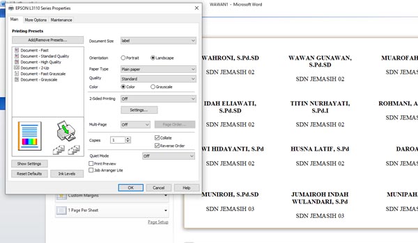 Detail Download Format Label Undangan 121 Word Nomer 37