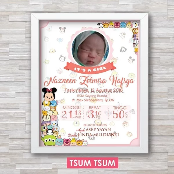 Detail Download Frame Biodata Bayi Nomer 39