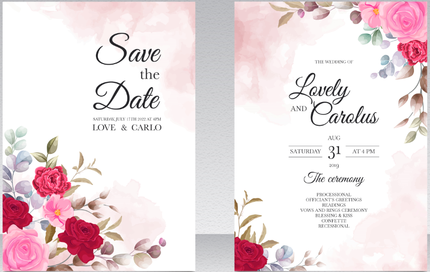 Detail Download Gambar Bunga Untuk Undangan Pernikahan Nomer 12