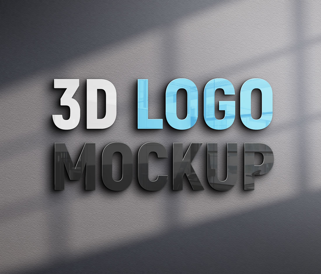 Detail Download Logo 3d Psd Template Nomer 48