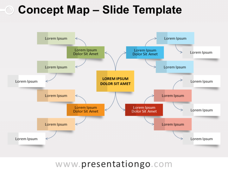 Detail Download Mind Map Template Powerpoint Nomer 15