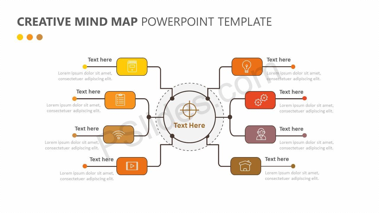 Detail Download Mind Map Template Powerpoint Nomer 22