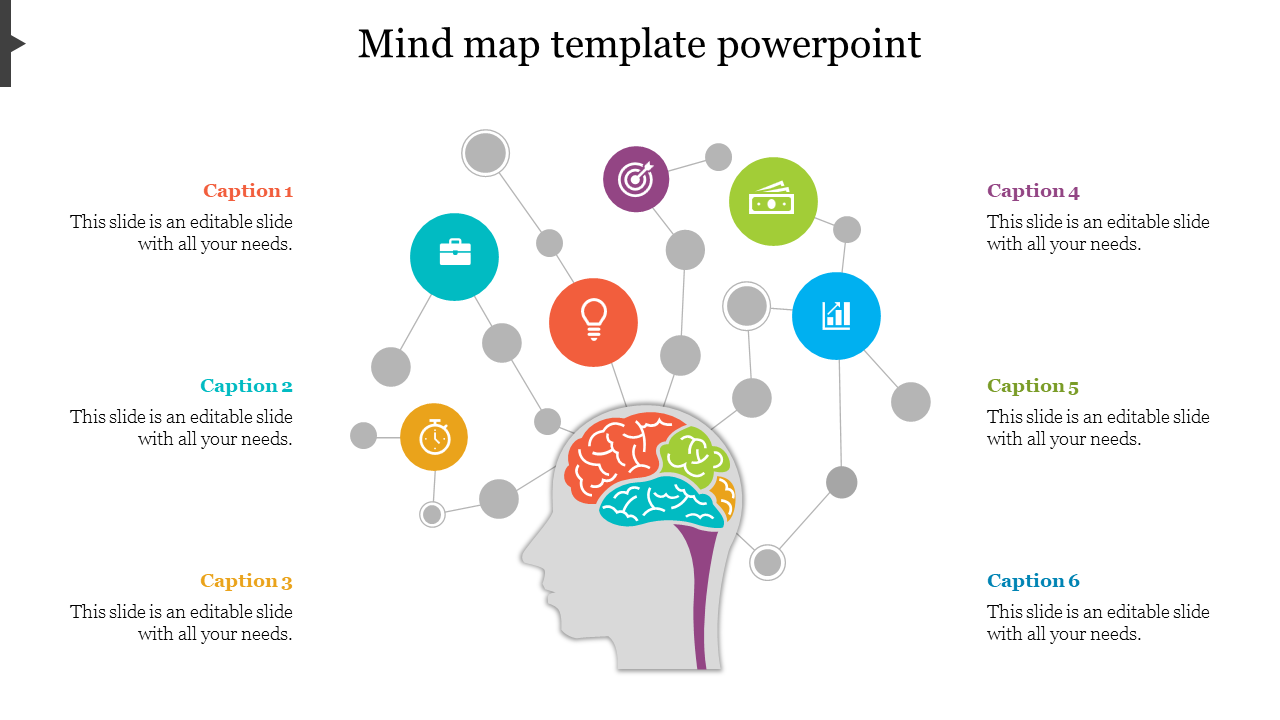 Detail Download Mind Map Template Powerpoint Nomer 9
