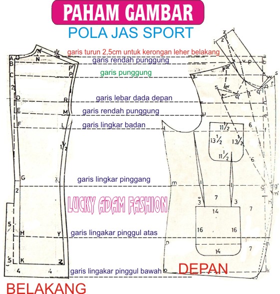 Detail Download Pola Jas Nomer 19