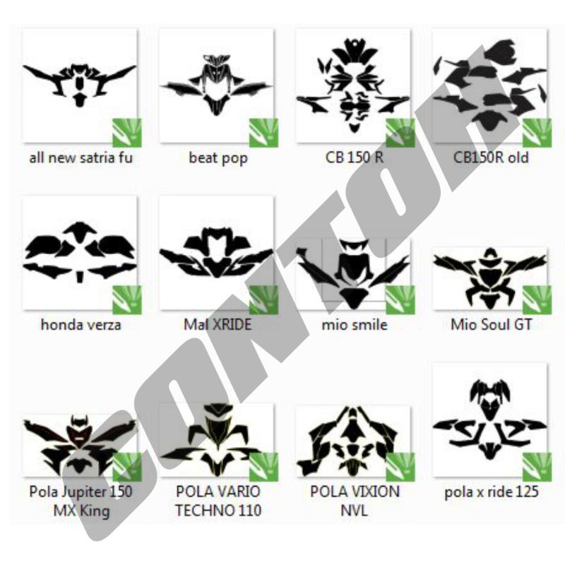Detail Download Pola Stiker Motor Gratis Nomer 36