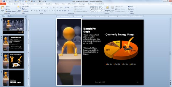 Detail Download Ppt Template Animation Nomer 35