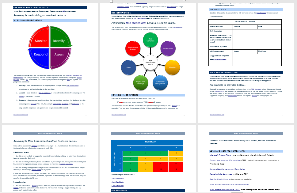 Detail Download Risk Assessment Template Nomer 50