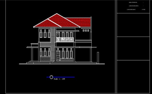 Detail Download Rumah Dwg Nomer 15