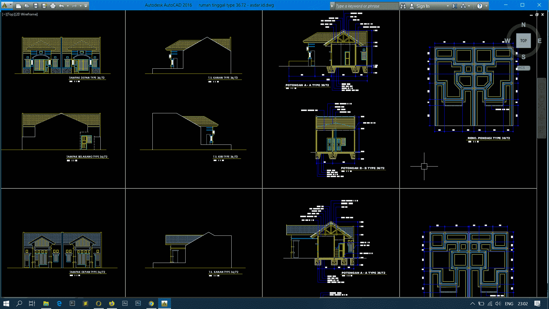 Detail Download Rumah Dwg Nomer 20