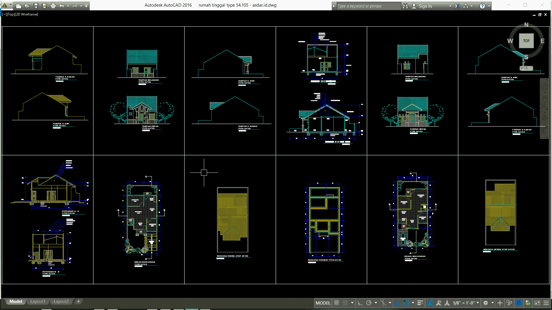 Detail Download Rumah Dwg Nomer 33