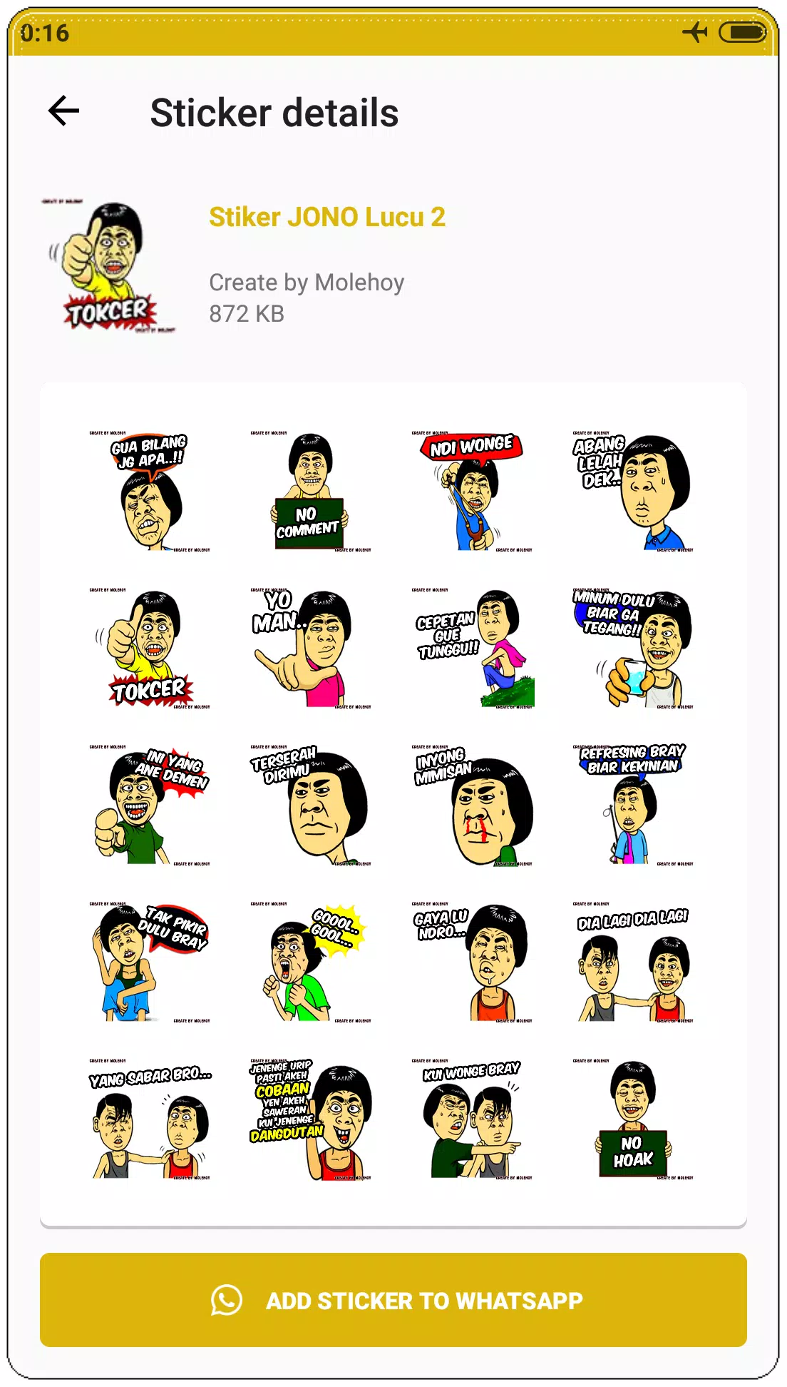 Detail Download Stiker Lucu Nomer 2