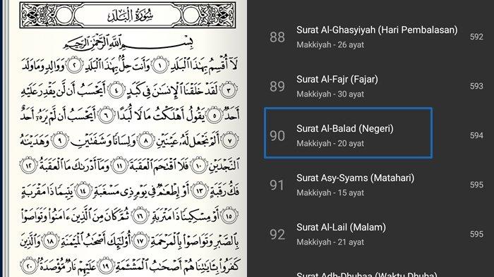 Detail Download Surat Al Balad Nomer 9