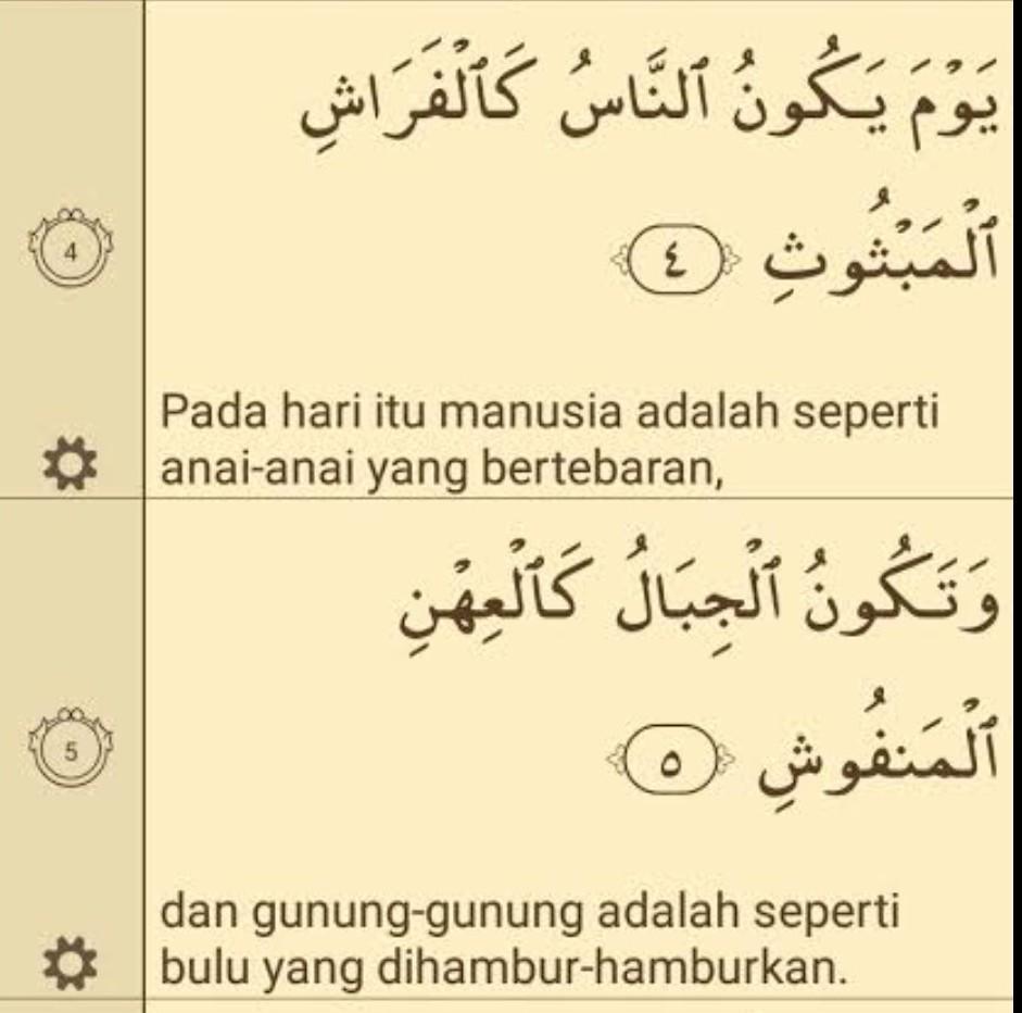 Detail Download Surat Al Qoriah Dan Artinya Nomer 12