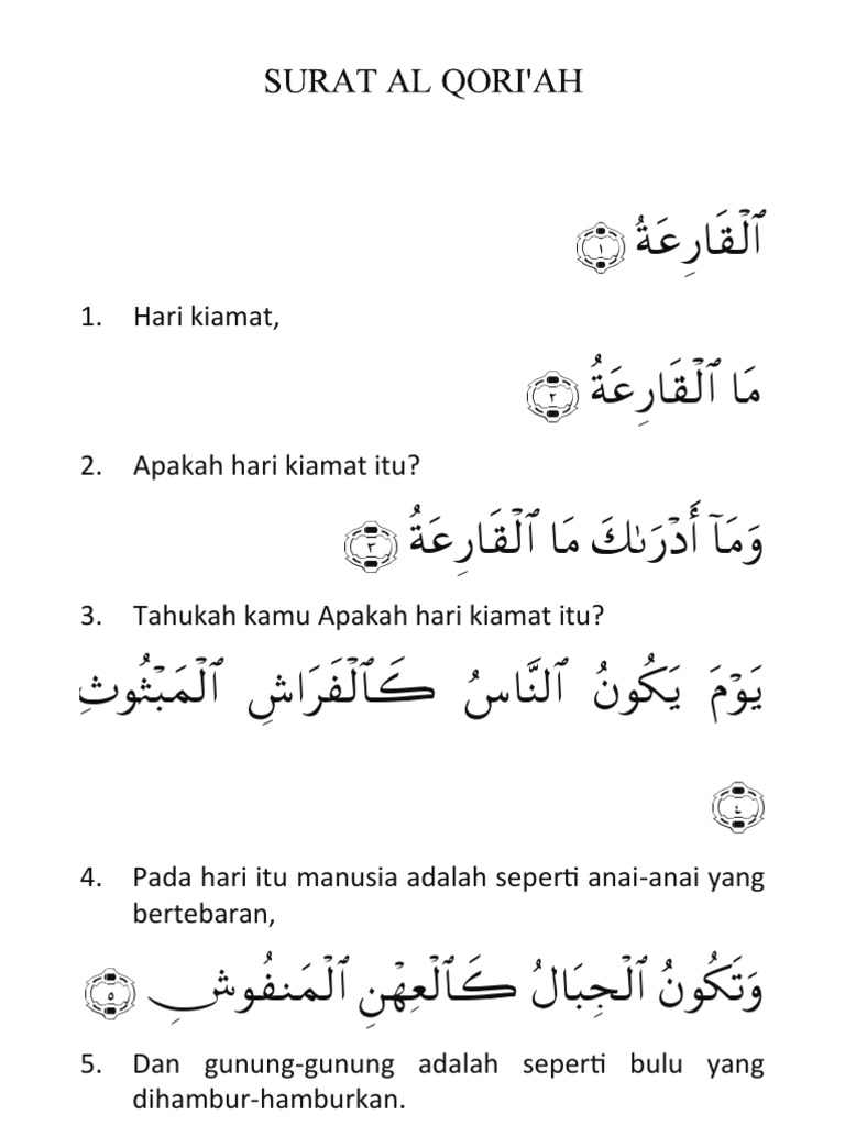 Detail Download Surat Al Qoriah Dan Artinya Nomer 7