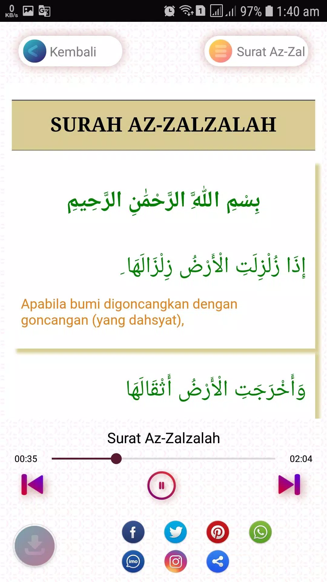 Detail Download Surat Al Zalzalah Dan Artinya Nomer 7