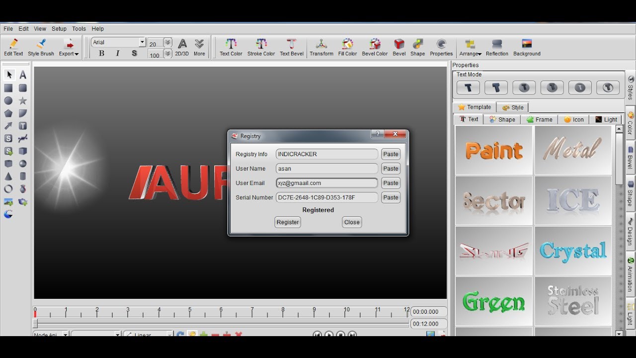 Detail Download Template Aurora 3d Presentation Nomer 17