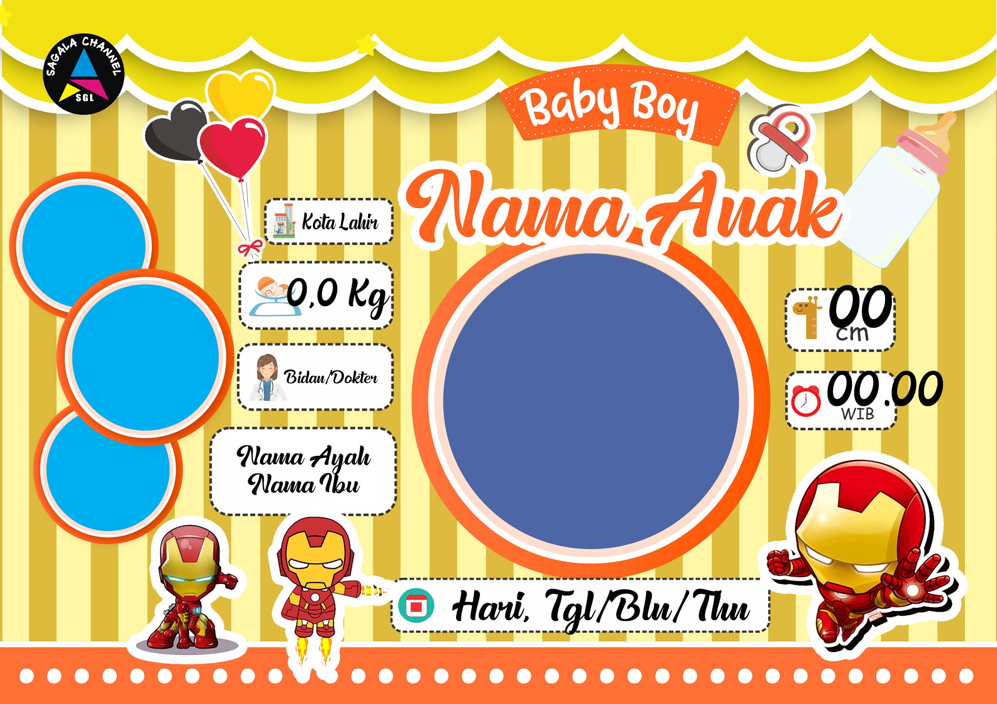 Detail Download Template Biodata Bayi Cdr Nomer 2