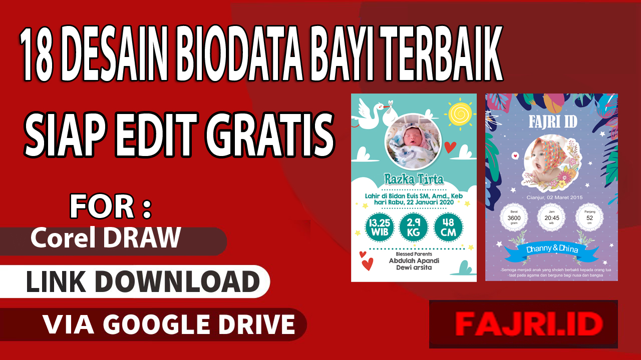 Detail Download Template Biodata Bayi Cdr Nomer 36