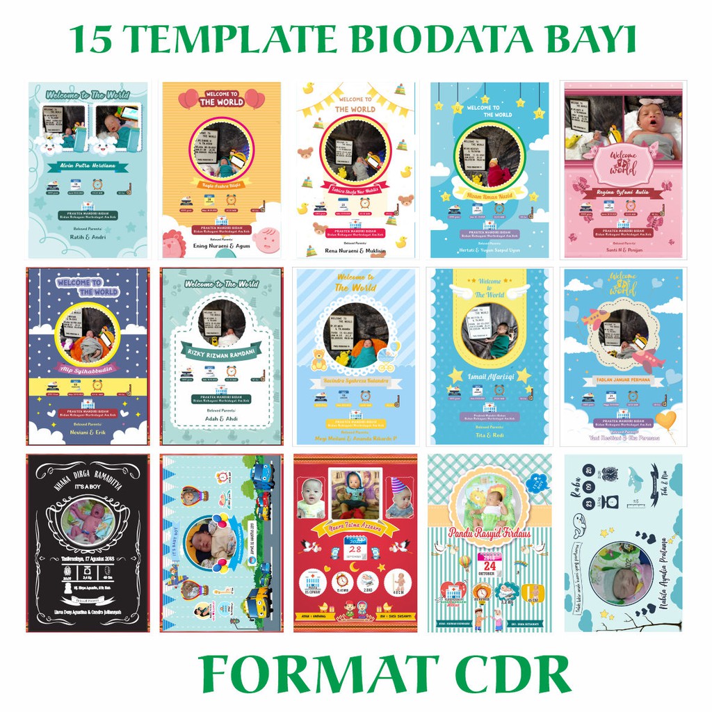 Detail Download Template Biodata Bayi Cdr Nomer 8