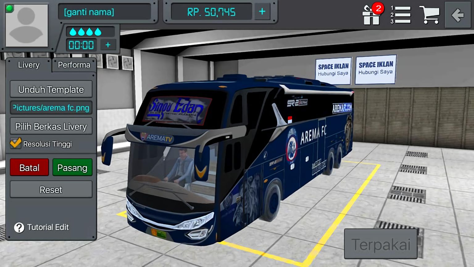 Detail Download Template Bus Simulator Nomer 25