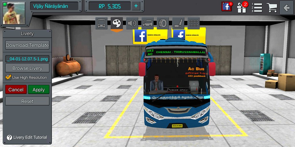 Detail Download Template Bus Simulator Nomer 47