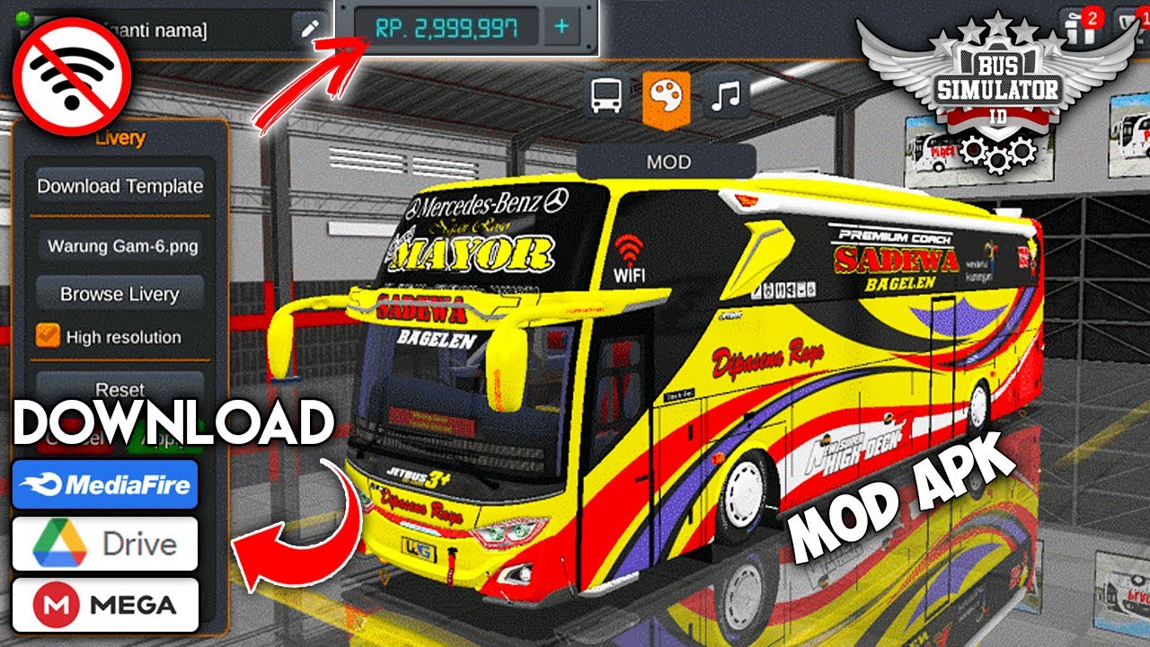 Detail Download Template Bus Simulator Nomer 8