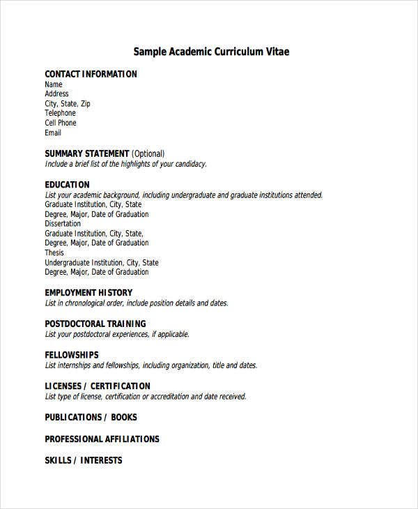 Detail download template cv formal koleksi nomer 11