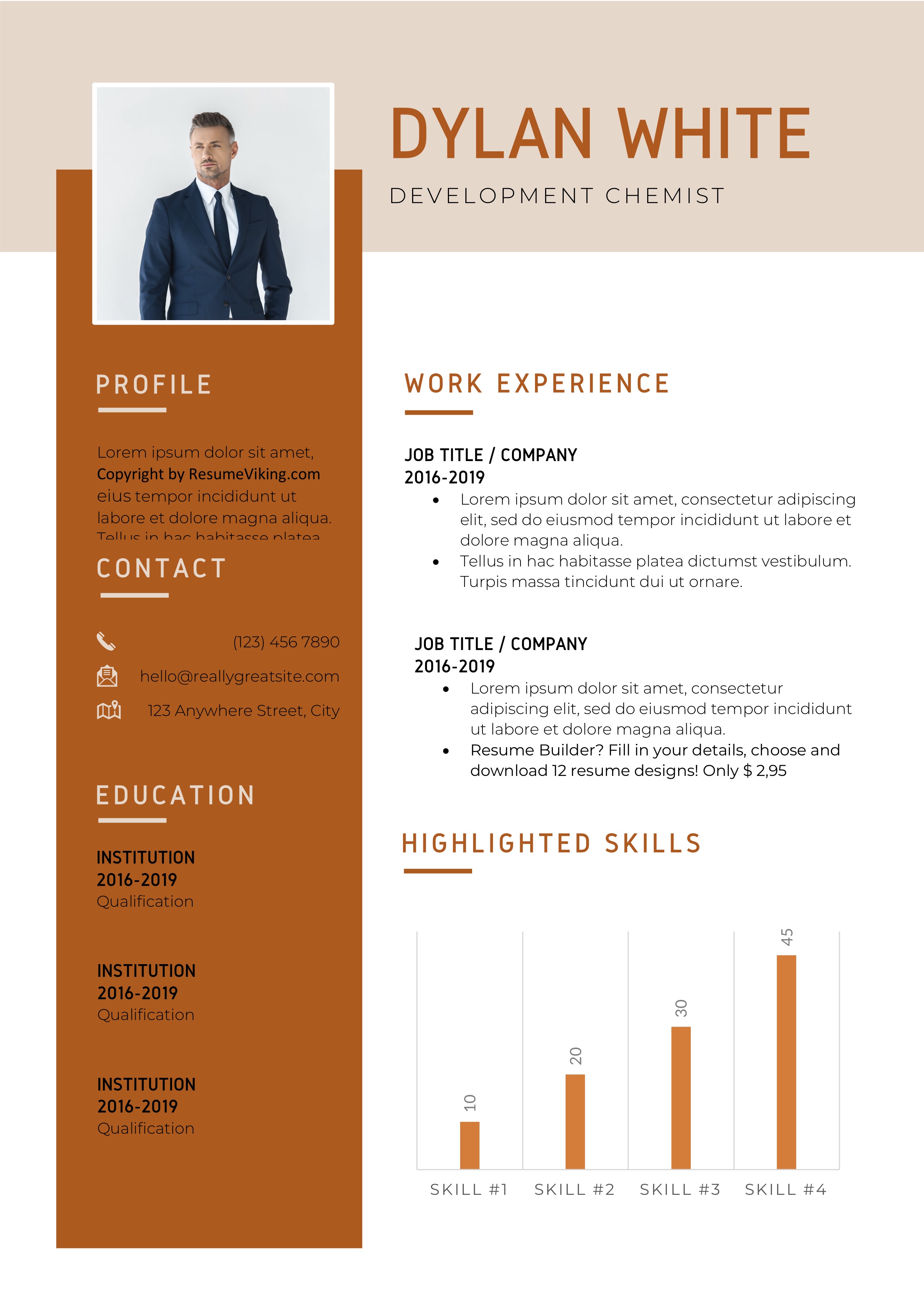 Detail Download Template Cv Formal Nomer 33