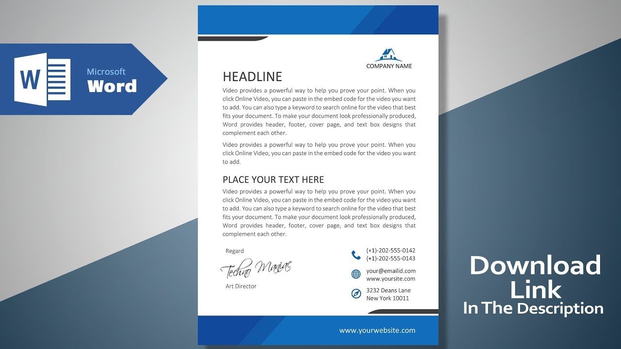 Halaman Unduh Untuk File Download Template Header Footer Word Yang Ke 7