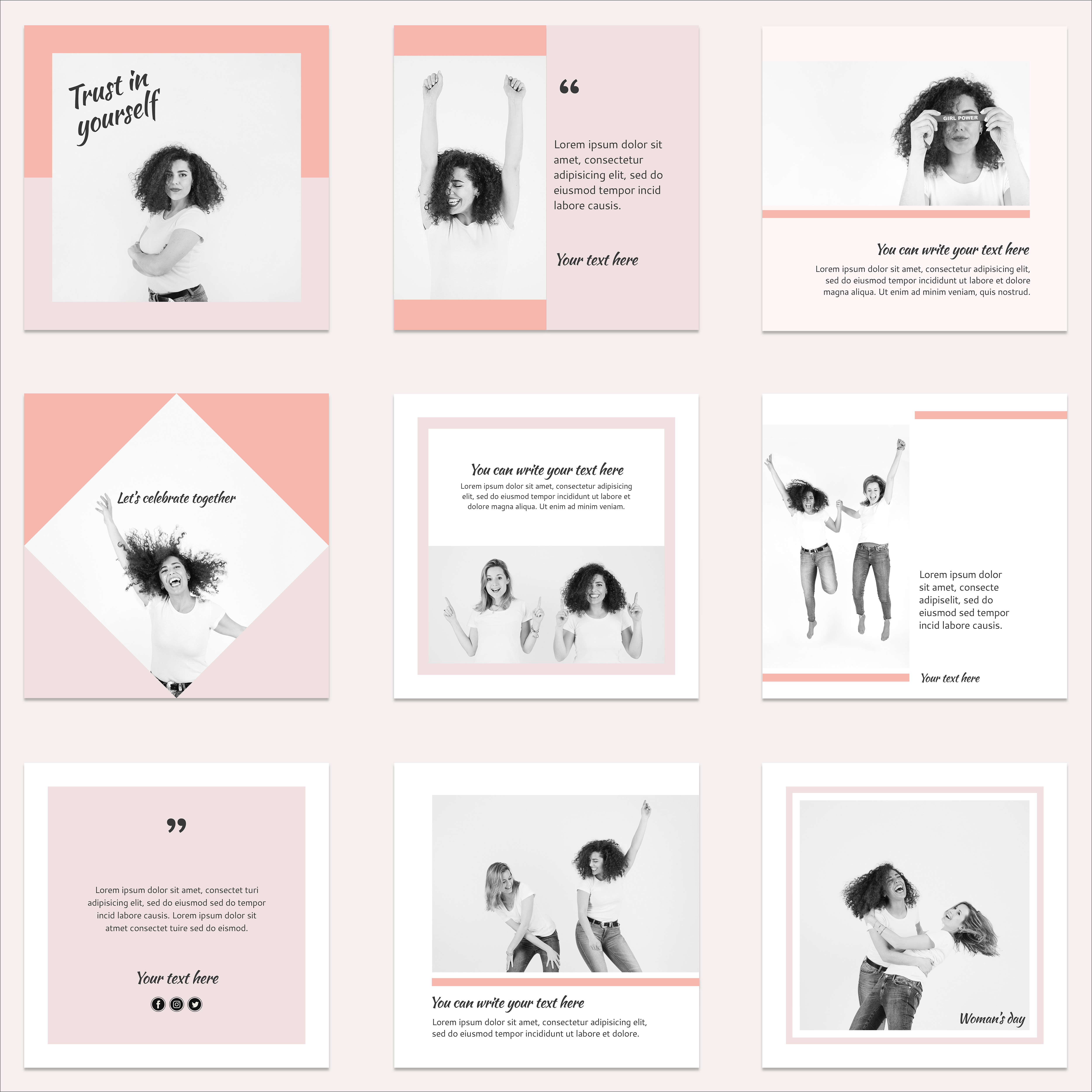 Detail Download Template Instagram Feed Nomer 4