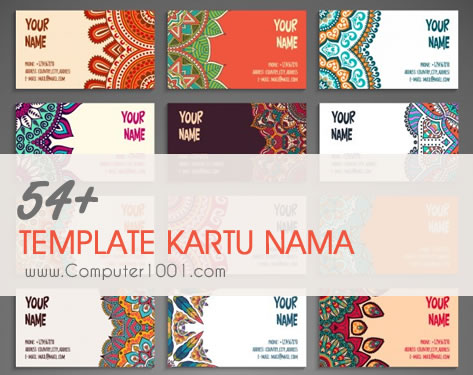 Detail Download Template Kartu Nama Nomer 4