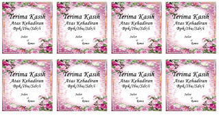 Detail Download Template Kartu Ucapan Terima Kasih Souvenir Pernikahan Word Nomer 5