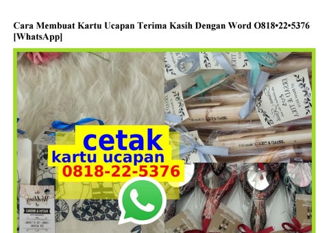 Detail Download Template Kartu Ucapan Terima Kasih Souvenir Pernikahan Word Nomer 45