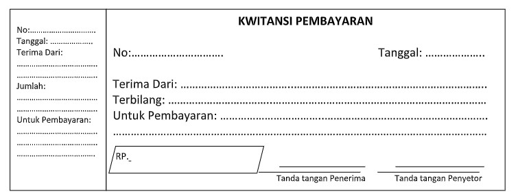 Download Template Kwitansi - KibrisPDR