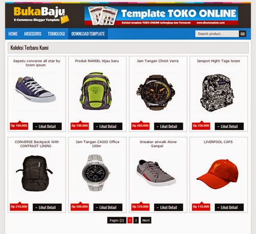 Detail Download Template Online Shop Gratis Nomer 22