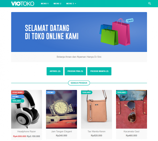 Detail Download Template Online Shop Gratis Nomer 24