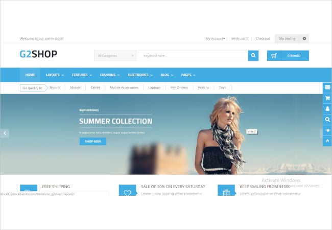 Detail Download Template Opencart Gratis Nomer 16