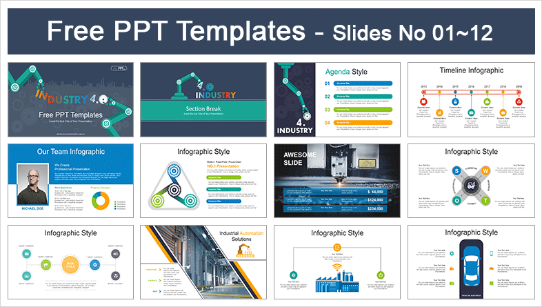 Detail Download Template Ppt Industri Nomer 2