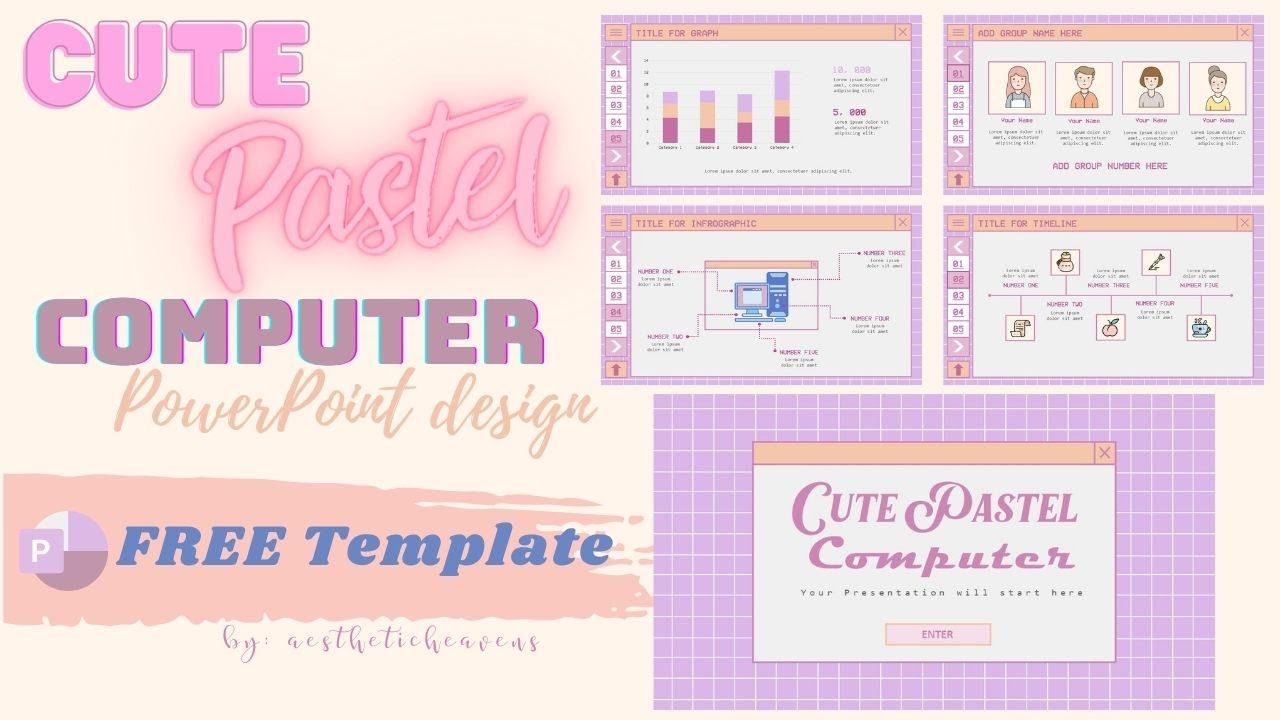 Detail Download Template Ppt Pastel Nomer 31