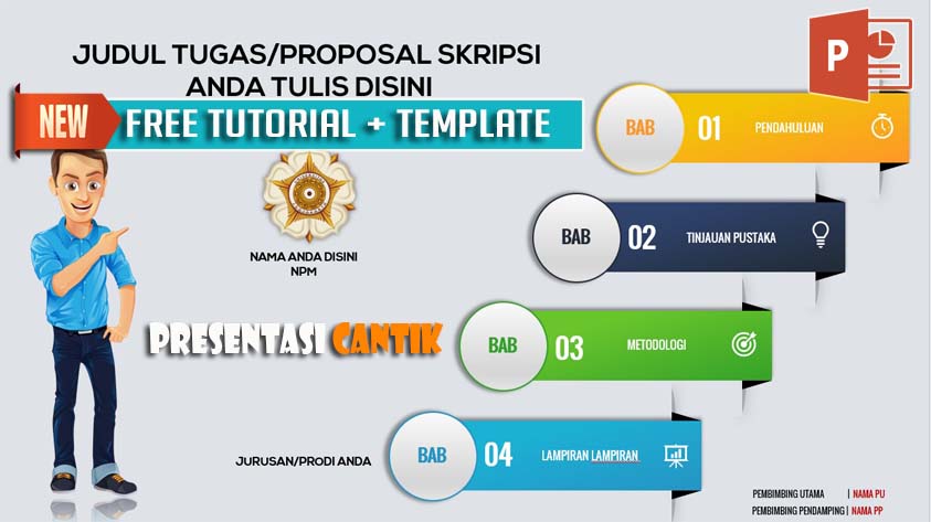 Detail Download Template Ppt Skripsi Nomer 42