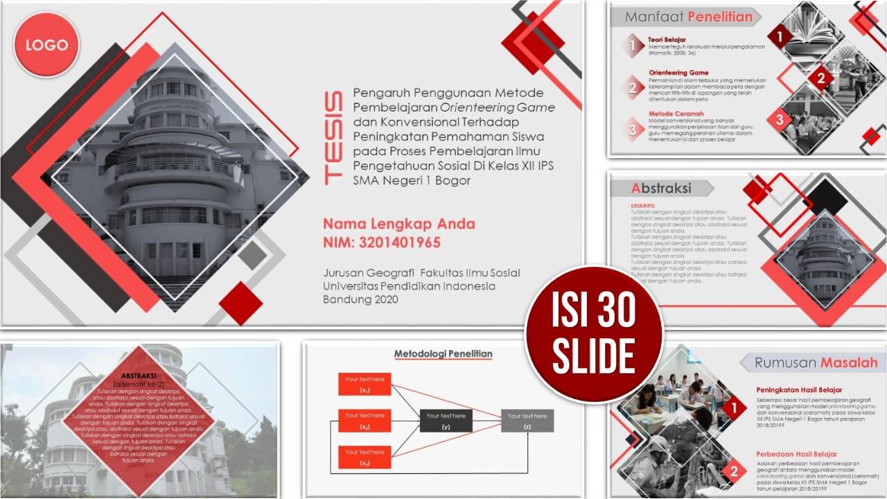 Detail Download Template Ppt Skripsi Nomer 43