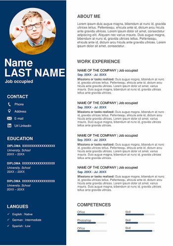 Detail Download Template Resume Word Gratis Nomer 34